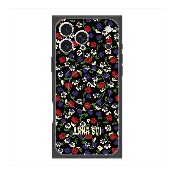 プレミアムスクエアケース with MagSafe［ ANNA SUI - カーネーション ］