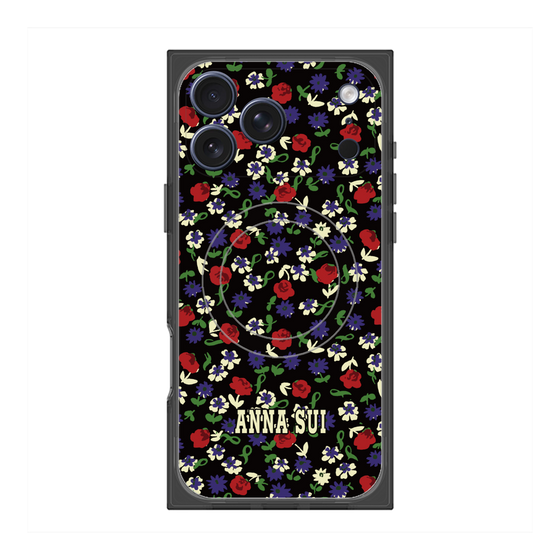 プレミアムスクエアケース with MagSafe［ ANNA SUI - カーネーション ］