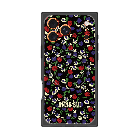 プレミアムスクエアケース with MagSafe［ ANNA SUI - カーネーション ］