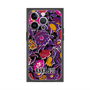 プレミアムスクエアケース with MagSafe［ ANNA SUI - ガーデンフワラー - マゼンタ ］