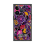プレミアムスクエアケース with MagSafe［ ANNA SUI - ガーデンフワラー - マゼンタ ］