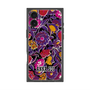 プレミアムスクエアケース with MagSafe［ ANNA SUI - ガーデンフワラー - マゼンタ ］