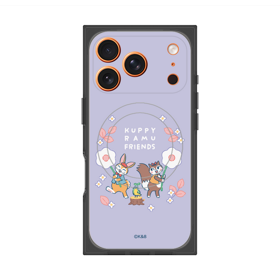 プレミアムスクエアケース with MagSafe［ クピラムフレンズ - フラワー ］