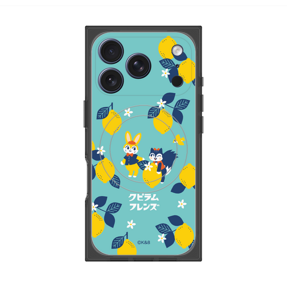 プレミアムスクエアケース with MagSafe［ クピラムフレンズ - レモン ］