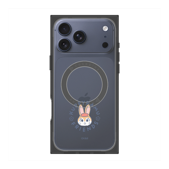 プレミアムスクエアケース with MagSafe［ クピラムフレンズ - ロゴ - クッピー ］