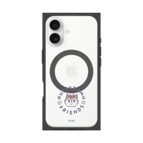 プレミアムスクエアケース with MagSafe［ クピラムフレンズ - ロゴ - ラム ］
