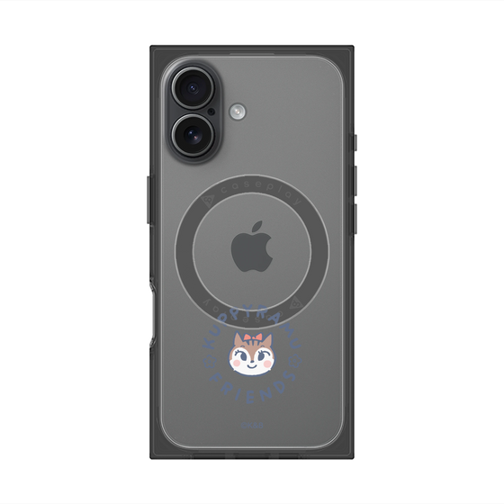 プレミアムスクエアケース with MagSafe［ クピラムフレンズ - ロゴ - ラム ］
