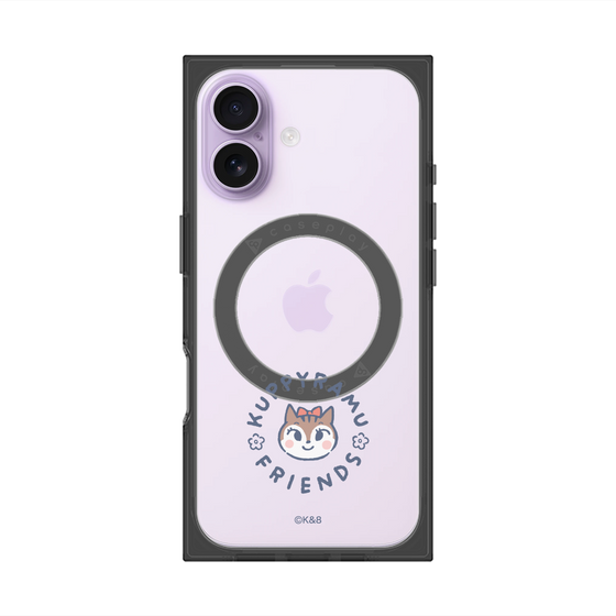 プレミアムスクエアケース with MagSafe［ クピラムフレンズ - ロゴ - ラム ］