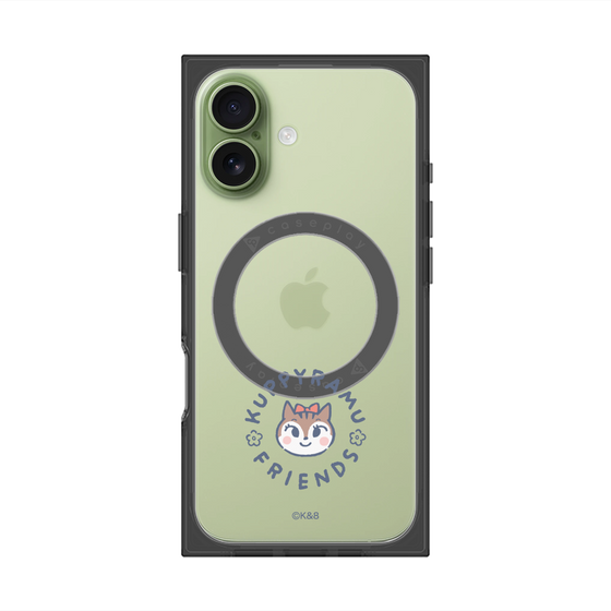 プレミアムスクエアケース with MagSafe［ クピラムフレンズ - ロゴ - ラム ］