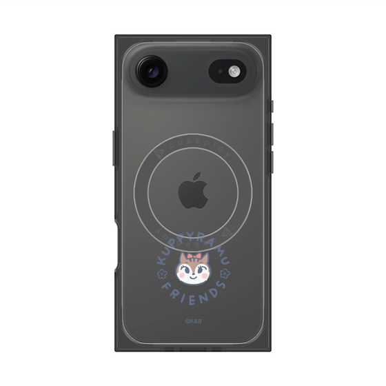 プレミアムスクエアケース with MagSafe［ クピラムフレンズ - ロゴ - ラム ］