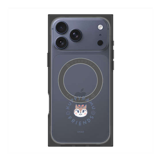 プレミアムスクエアケース with MagSafe［ クピラムフレンズ - ロゴ - ラム ］