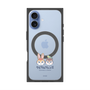 プレミアムスクエアケース with MagSafe［ クピラムフレンズ - ロゴ - 仲良し ］