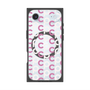 プレミアムスクエアケース with MagSafe［ オリジナル - CASEPLAYイニシャル総柄 - ピンク ］