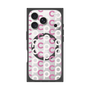プレミアムスクエアケース with MagSafe［ オリジナル - CASEPLAYイニシャル総柄 - ピンク ］