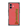 プレミアムスクエアケース with MagSafe［ オリジナル - CASEPLAYロゴタイプ - レッド ］
