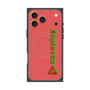 プレミアムスクエアケース with MagSafe［ オリジナル - CASEPLAYロゴタイプ - レッド ］