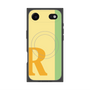 プレミアムスクエアケース with MagSafe［ オリジナル - initial color line - R yellow ］