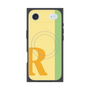 プレミアムスクエアケース with MagSafe［ オリジナル - initial color line - R yellow ］
