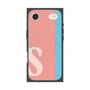 プレミアムスクエアケース with MagSafe［ オリジナル - initial color line - S pink ］