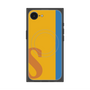 プレミアムスクエアケース with MagSafe［ オリジナル - initial color line - S orange ］