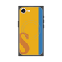 プレミアムスクエアケース with MagSafe［ オリジナル - initial color line - S orange ］