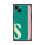 プレミアムスクエアケース with MagSafe［ オリジナル - initial color line - S green ］