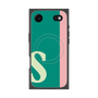 プレミアムスクエアケース with MagSafe［ オリジナル - initial color line - S green ］