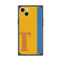 プレミアムスクエアケース with MagSafe［ オリジナル - initial color line - T orange ］