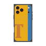 プレミアムスクエアケース with MagSafe［ オリジナル - initial color line - T orange ］