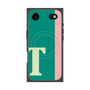 プレミアムスクエアケース with MagSafe［ オリジナル - initial color line - T green ］