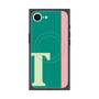 プレミアムスクエアケース with MagSafe［ オリジナル - initial color line - T green ］