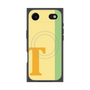 プレミアムスクエアケース with MagSafe［ オリジナル - initial color line - T yellow ］