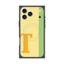 プレミアムスクエアケース with MagSafe［ オリジナル - initial color line - T yellow ］