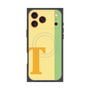 プレミアムスクエアケース with MagSafe［ オリジナル - initial color line - T yellow ］