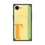 プレミアムスクエアケース with MagSafe［ オリジナル - initial color line - T yellow ］