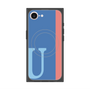 プレミアムスクエアケース with MagSafe［ オリジナル - initial color line - U blue ］