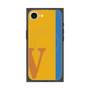 プレミアムスクエアケース with MagSafe［ オリジナル - initial color line - V orange ］