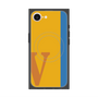 プレミアムスクエアケース with MagSafe［ オリジナル - initial color line - V orange ］