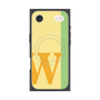 プレミアムスクエアケース with MagSafe［ オリジナル - initial color line - W yellow ］