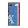 プレミアムスクエアケース with MagSafe［ オリジナル - initial color line - X blue ］