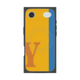 プレミアムスクエアケース with MagSafe［ オリジナル - initial color line - Y orange ］
