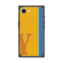 プレミアムスクエアケース with MagSafe［ オリジナル - initial color line - Y orange ］