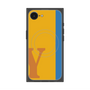プレミアムスクエアケース with MagSafe［ オリジナル - initial color line - Y orange ］