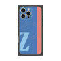 プレミアムスクエアケース with MagSafe［ オリジナル - initial color line - Z blue ］
