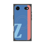 プレミアムスクエアケース with MagSafe［ オリジナル - initial color line - Z blue ］
