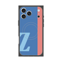 プレミアムスクエアケース with MagSafe［ オリジナル - initial color line - Z blue ］