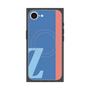 プレミアムスクエアケース with MagSafe［ オリジナル - initial color line - Z blue ］