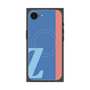 プレミアムスクエアケース with MagSafe［ オリジナル - initial color line - Z blue ］