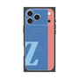 プレミアムスクエアケース with MagSafe［ オリジナル - initial color line - Z blue ］