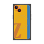 プレミアムスクエアケース with MagSafe［ オリジナル - initial color line - Z orange ］